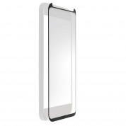 4smarts Second Glass Curved Friendly Case 2.5D - калено стъклено защитно покритие с извити ръбове за целия дисплея на Samsung Galaxy S8 Active (черен-прозрачен)
