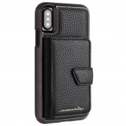 CaseMate Compact Mirror Case for iPhone XS, iPhone X (black)
