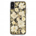 CaseMate Karat Petals Case - дизайнерски кейс с истински цветя и с висока защита за iPhone XS, iPhone X (златист) 2