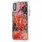 CaseMate Glow Waterfall Case for Apple iPhone XS, iPhone X (pink) 1
