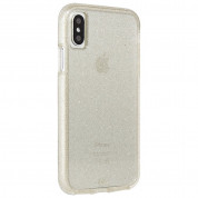 CaseMate Naked Tough Sheer Glam Case - кейс с висока защита за iPhone XS, iPhone X (златист) 1