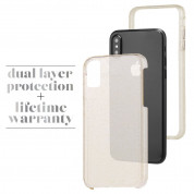 CaseMate Naked Tough Sheer Glam Case - кейс с висока защита за iPhone XS, iPhone X (златист) 3