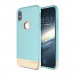 Prodigee Fit Pro Case - хибриден слайдер кейс за iPhone XS, iPhone X (син-златист) 2