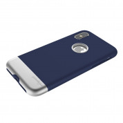 Prodigee Fit Pro Case - хибриден слайдер кейс за iPhone XS, iPhone X (тъмносин-сребрист) 4