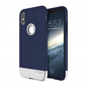 Prodigee Fit Pro Case for iPhone XS, iPhone X (navy-silver) 1
