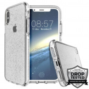 Prodigee SuperStar Case - хибриден кейс с висока степен на защита за iPhone XS, iPhone X (прозрачен)