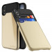 Prodigee Undercover Case - хибриден кейс с място за карти за iPhone XS, iPhone X (златист) 1