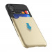 Prodigee Undercover Case - хибриден кейс с място за карти за iPhone XS, iPhone X (златист) 2