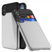 Prodigee Undercover Case - хибриден кейс с място за карти за iPhone XS, iPhone X (сребрист) 1