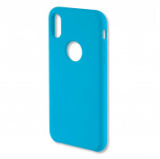 4smarts Cupertino Silicone Case for iPhone XS, iPhone X (sky blue)