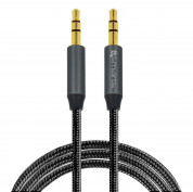 4smarts 3.5mm Stereo Audio Cable SoundCord - качествен 3.5мм. към 3.5мм. аудио кабел 100 см. (два мъжки жака) (черен)