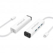 Prodigee USB-C to USB-A Hub & Ethernet