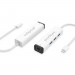 Prodigee USB-C to USB-A Hub & Ethernet - USB хъб с 3 USB изхода и Ethernet порт за устройства с USB-C 1