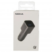 Nokia Double USB Fast Car Charger DC-801 silver 1