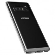 Verus Crystal Bumper Case - хибриден удароустойчив кейс за Samsung Galaxy Note 8 (сребрист-прозрачен) 1
