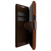 Verus Dandy Layered Case - кожен калъф, тип портфейл за Samsung Galaxy Note 8 (тъмнокафяв) 2