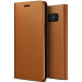 Verus Genuine Leather Diary Case - кожен калъф (естествена кожа), тип портфейл за Samsung Galaxy Note 8 (кафяв) 1