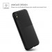 Verus Single Fit Case - хибриден удароустойчив кейс за iPhone XS, iPhone X (черен) 6