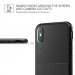 Verus Single Fit Case - хибриден удароустойчив кейс за iPhone XS, iPhone X (черен) 5