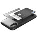 Verus Damda Glide Case - висок клас хибриден удароустойчив кейс с място за кр. карти за iPhone XS, iPhone X (черен) 2