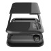 Verus Damda Glide Case - висок клас хибриден удароустойчив кейс с място за кр. карти за iPhone XS, iPhone X (черен) 4