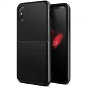 Verus High Pro Shield Case - висок клас хибриден удароустойчив кейс за iPhone XS, iPhone X (черен-мат)