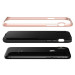 Verus High Pro Shield Case - висок клас хибриден удароустойчив кейс за iPhone XS, iPhone X (черен-розов) 4