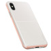 Verus High Pro Shield Case - висок клас хибриден удароустойчив кейс за iPhone XS, iPhone X (бял-розов) 2