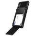 Verus Damda Folder Case - висок клас хибриден удароустойчив кейс с място за кр. карти за iPhone XS, iPhone X (черен) 2