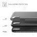Verus Shine Coat Case - хибриден удароустойчив кейс за iPhone XS, iPhone X (черен) 6