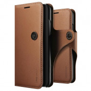 Verus Daily Diary Case for iPhone XS, iPhone X (brown) 1