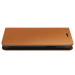 Verus Genuine Leather Diary Case - кожен калъф (естествена кожа), тип портфейл за iPhone XS, iPhone X (тъмнокафяв) 5