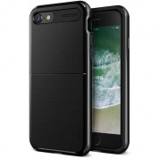 Verus New High Pro Shield Case - висок клас хибриден удароустойчив кейс за iPhone 8, iPhone 7 (черен-сив)