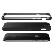 Verus New High Pro Shield Case - висок клас хибриден удароустойчив кейс за iPhone 8, iPhone 7 (черен-сив) 3