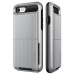 Verus Damda Folder Case - висок клас хибриден удароустойчив кейс с място за кр. карти за iPhone 8, iPhone 7 (сребрист) 5