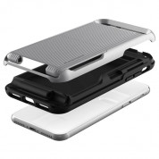 Verus Damda Folder Case - висок клас хибриден удароустойчив кейс с място за кр. карти за iPhone 8, iPhone 7 (сребрист) 3