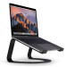 TwelveSouth Curve - ергономична алуминиева поставка за MacBook и преносими компютри (черна) 1