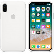 Apple Silicone Case for iPhone X (white) 2