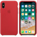 Apple Silicone Case - оригинален силиконов кейс за iPhone X, iPhone XS (червен) 3