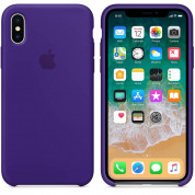 Apple Silicone Case for iPhone X (ultra violet) 1