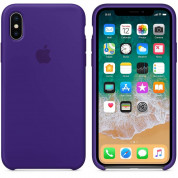 Apple Silicone Case for iPhone X (ultra violet) 2