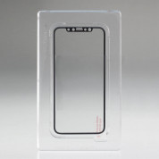 Torrii BodyGlass Full Frame Glass - калено стъклено защитно покритие 0.26мм. с извити ръбове за целия дисплей на iPhone 11 Pro, iPhone XS, iPhone X (прозрачен-черен) 5