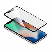 Torrii BodyGlass 3D Full Cover Glass - калено стъклено защитно покритие 0.33мм. за целия дисплей на iPhone 11 Pro, iPhone XS, iPhone X (прозрачен-черен)
