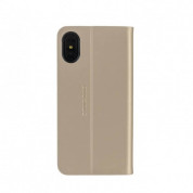 Tucano Filo Booklet case for iPhone XS, iPhone X (Gold) 1