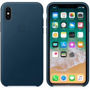 Apple iPhone Leather Case for iPhone X (cosmos blue) 2