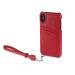 Torrii Koala Case - кожен кейс със слот за кр. карта за iPhone XS, iPhone X(червен) 2