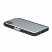 Moshi StealthCover - калъф през който виждате информация от дисплея за iPhone XS, iPhone X (тъмносив)  3