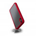 Torrii Torero Case - хибриден удароустойчив кейс за iPhone XS, iPhone X (червен-прозрачен) 3