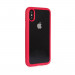Torrii Torero Case - хибриден удароустойчив кейс за iPhone XS, iPhone X (червен-прозрачен) 2
