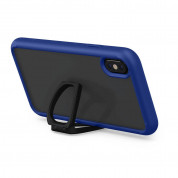 Torrii Torero Case - хибриден удароустойчив кейс за iPhone XS, iPhone X (син-прозрачен) 3